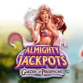 Almighty Jackpots: Garden of Persephone by Novomatic, showcased at betmaze.eu – game logo