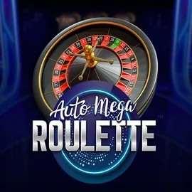 Auto Mega Roulette online game logo by Pragmatic Play on betmaze.eu