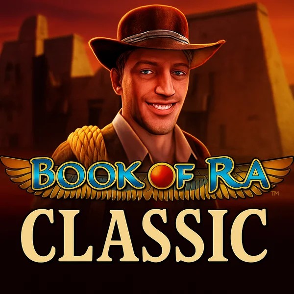 Book of Ra Classic by Novomatic, showcased at betmaze.eu – game logo