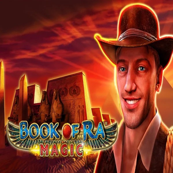 Book of Ra Magic by Greentube, showcased at betmaze.eu – game logo