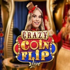 Crazy Coin Flip logo by Evolution at BetMaze CasinoCrazy Coin Flip