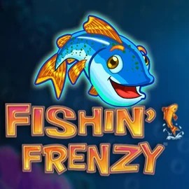 Logo of Fishin Frenzy from Blueprint Gaming at BetMaze Casino