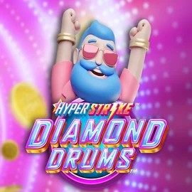 Hyper Strike Diamond Drums logo by Gameburger Studios BetMaze Casino