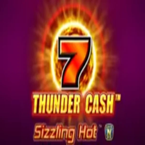 Thunder Cash Sizzling Hot slot logo by Novomatic at BetMaze Casino